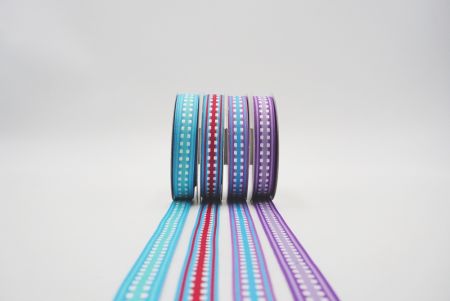 blue-ish woven ribbons